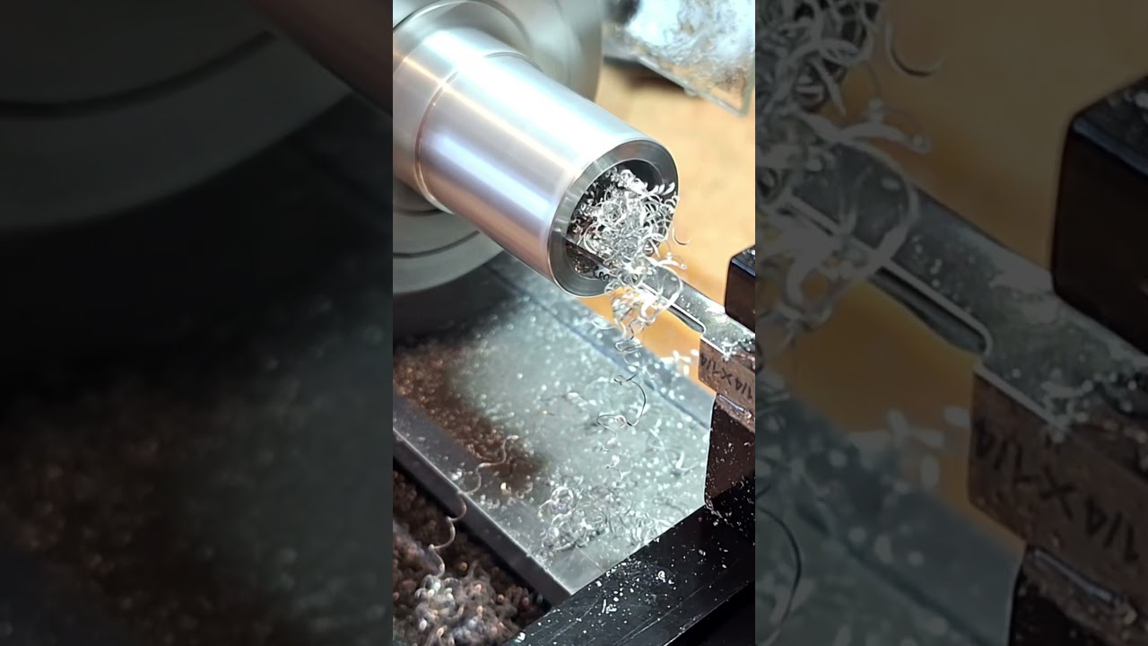 Sherline lathe.Boring operation.