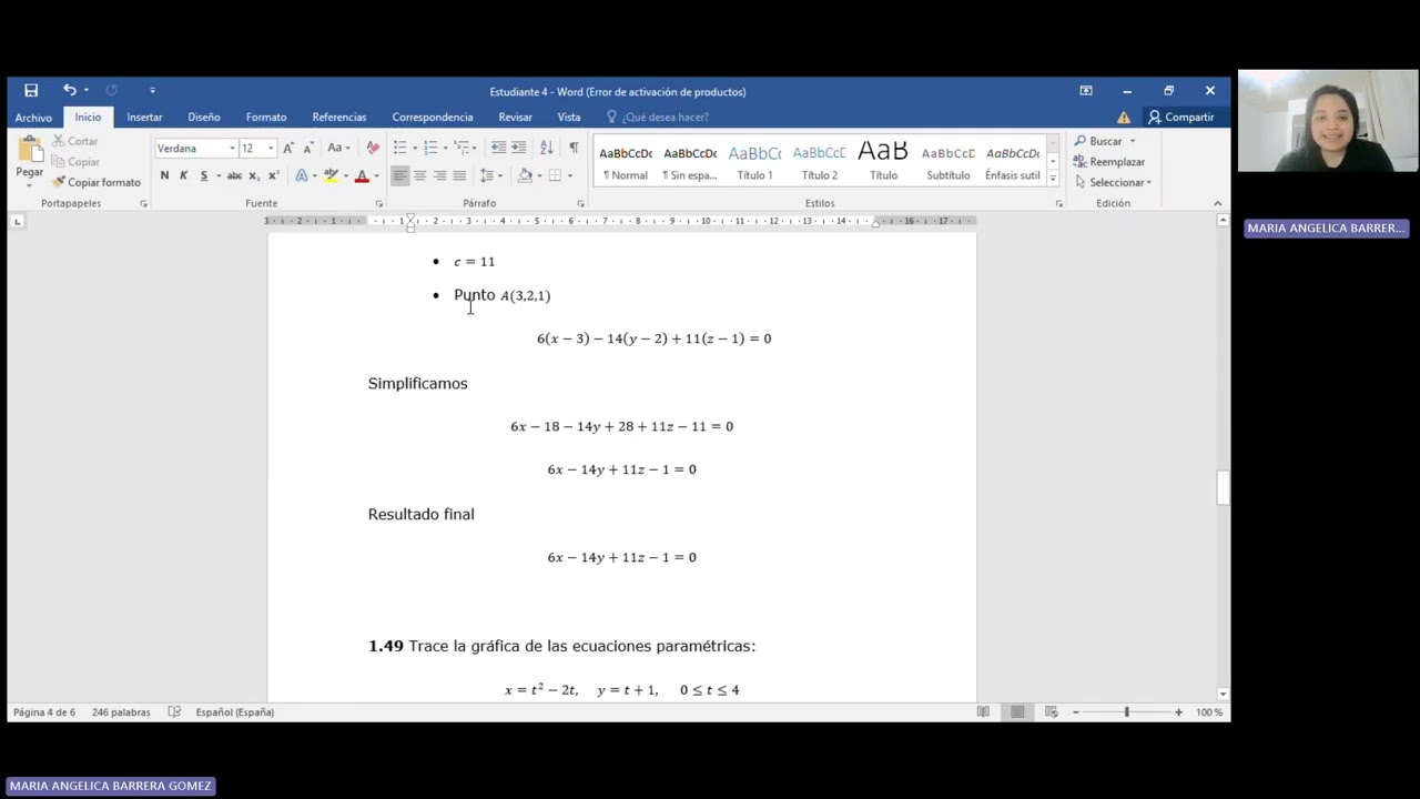 Ejercicio Cálculo Multivariado