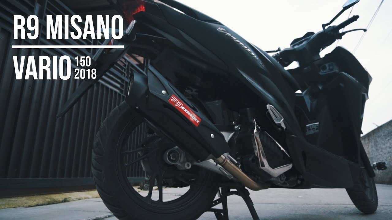 ADEM BANGET! | R9 MISANO Exhaust di VARIO 150 2018
