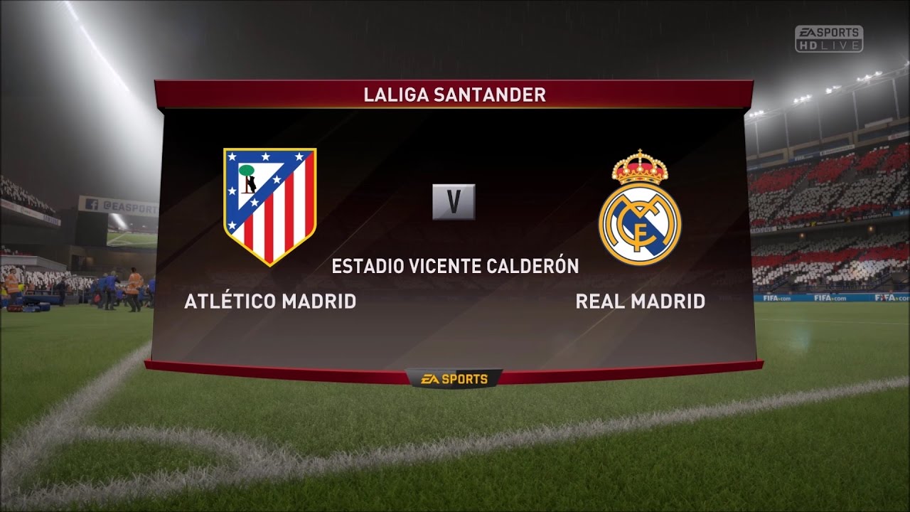 FIFA 17: PC Gameplay - Atlético Madrid V/S Real Madrid | 4K | 60fps | Maximum Settings
