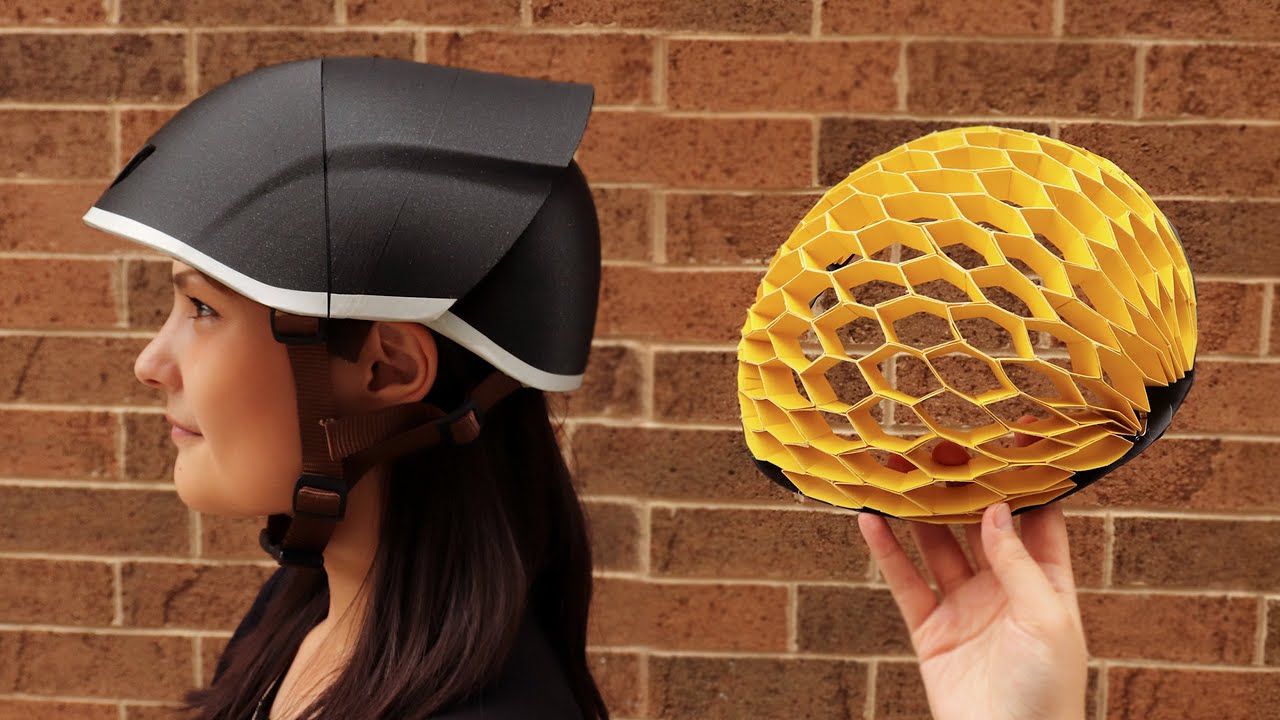 HIVE: The Origami Inspired Collapsible Bike Helmet