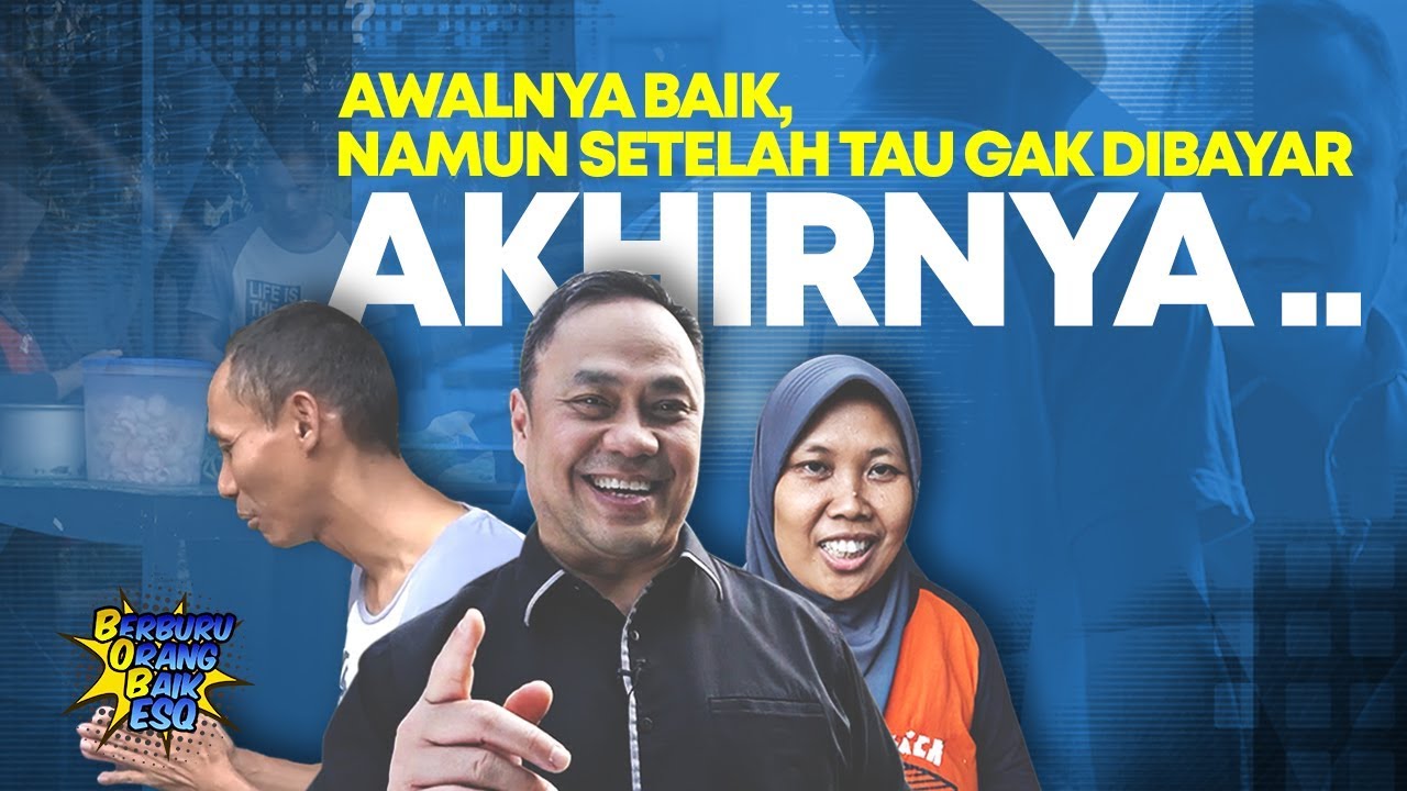 Tes Kebaikan Ibu Penjual Gado-Gado | Social Experiment Ary Ginanjar Agustian Pendiri ESQ