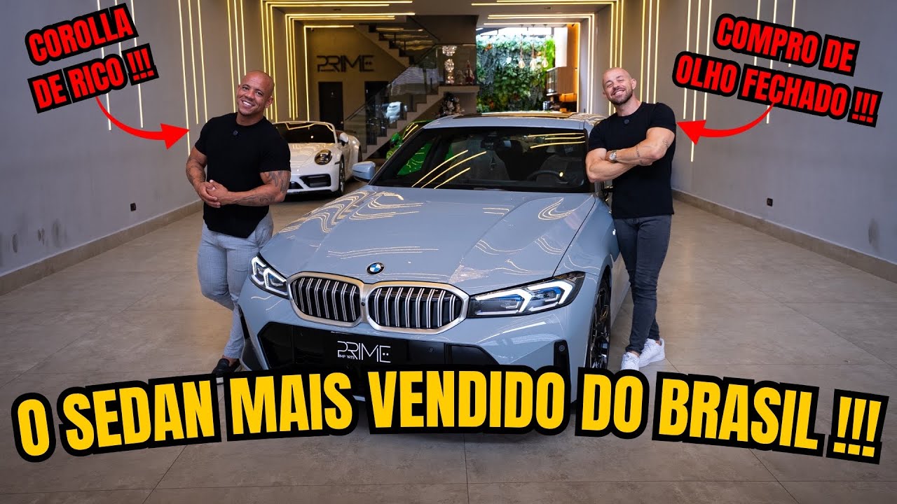 ESSE É O SEDAN MAIS VENDIDO DO BRASIL !!! NOVA BMW 320I M SPORT 2026.