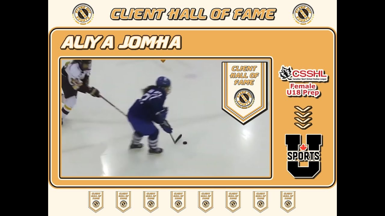 Aliya Jomha - CSSHL Female U18 Prep to USports | Recruiting Video | Stand Out Sports