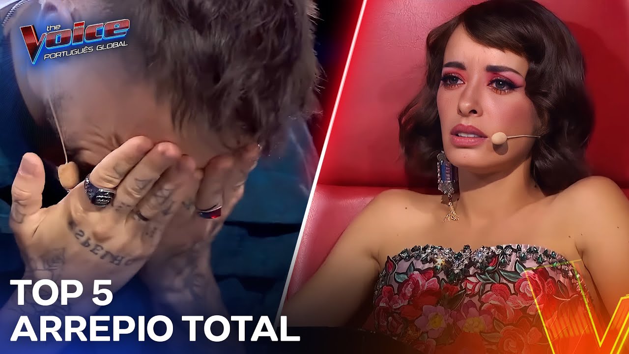 TOP 5: Os Jurados Ficaram EM CHOQUE Com Essas Vozes | The Voice Português