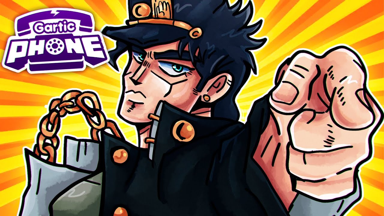 Fizemos uma ANIMAÇÃO de JOJO no GARTIC PHONE (Com Animadores)