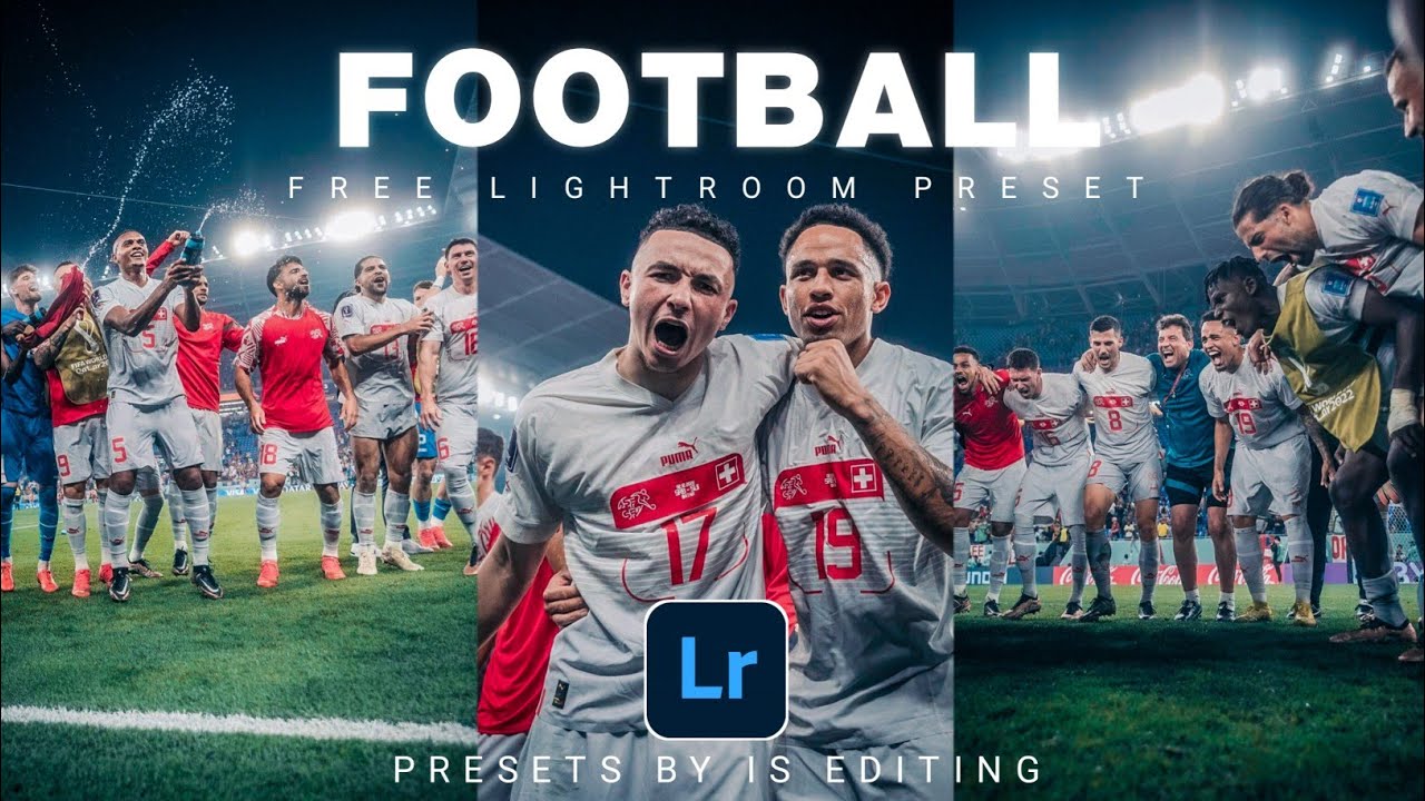 How To Edit Footbaal lightroom Euro 2024  Preset - Free FIFA world Cup Lightroom Mobile Presets