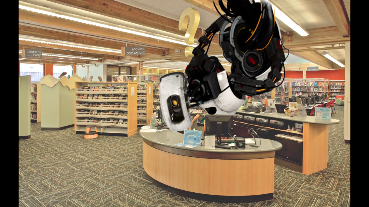 POV ASMR: GLaDOS Is The New Librarian At The Upper Michigan State Public Library
