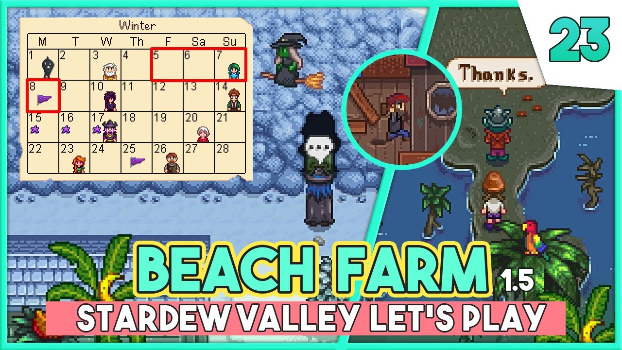 End Game Shenanigans | Stardew Valley 1.5 Beginner's Guide LP 🐚 Beach Farm Ep.23