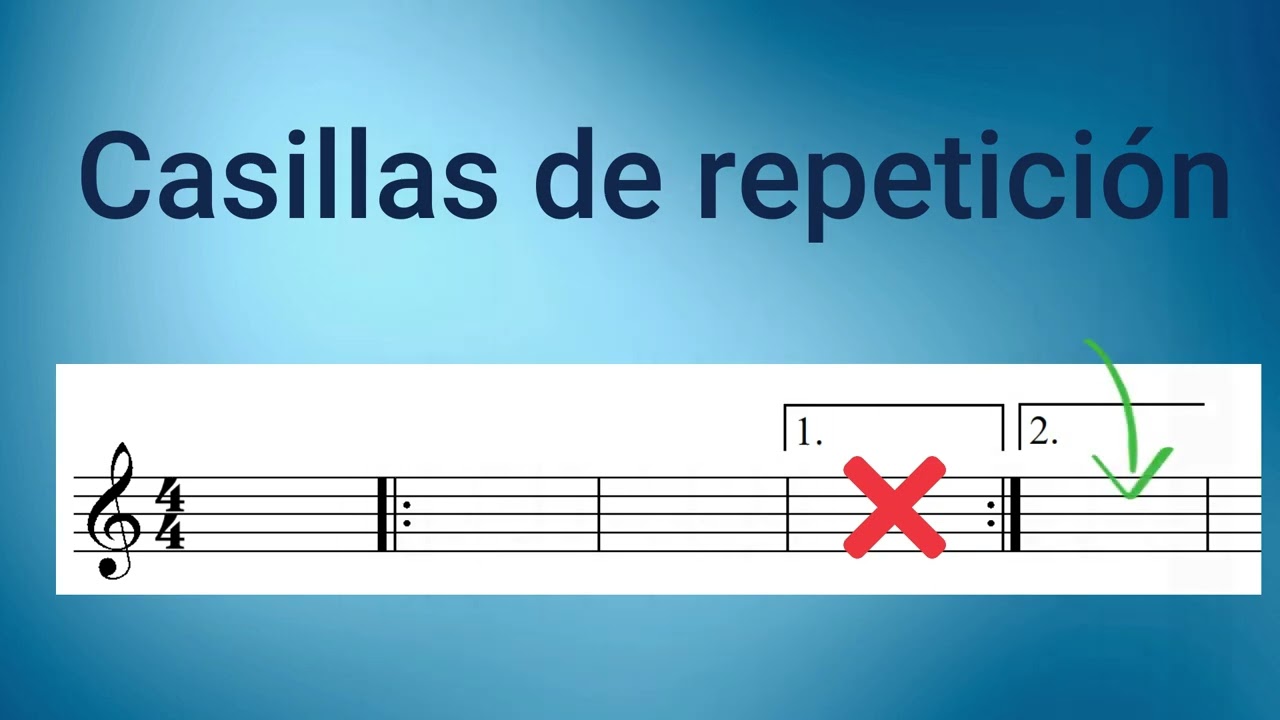 Conozcamos los signos de repetici&oacute;n