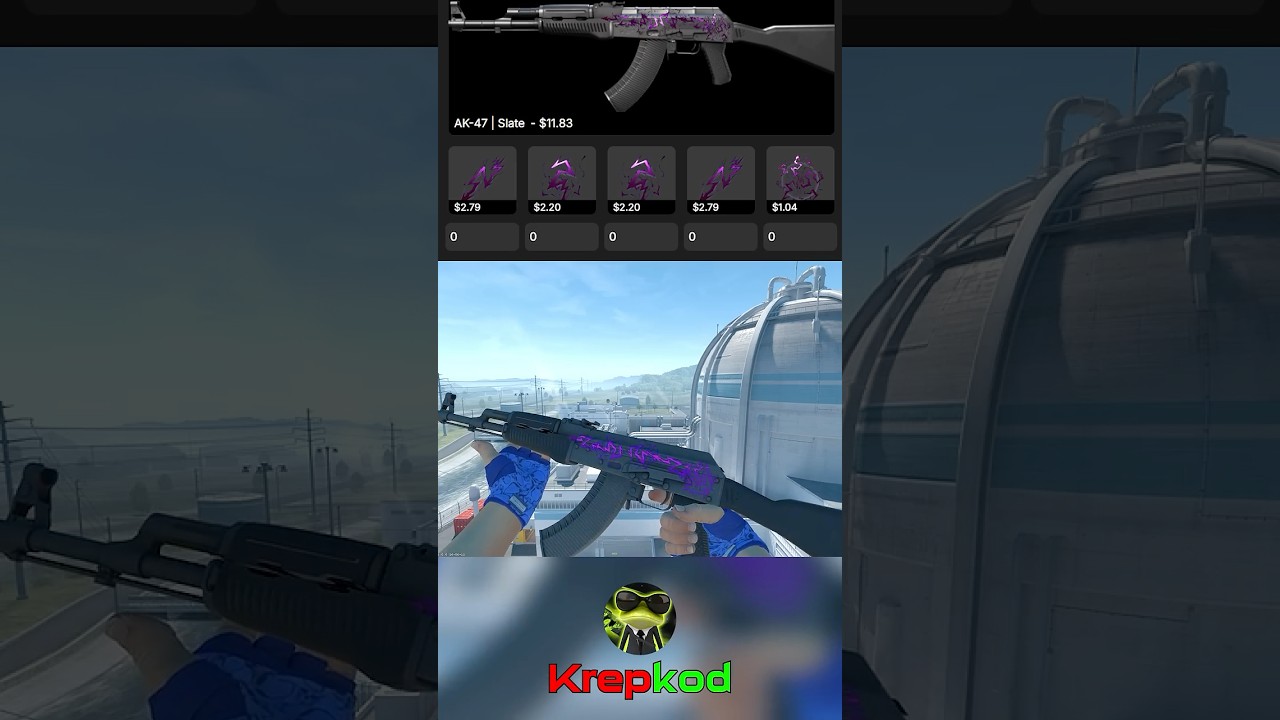 СТИКЕР КРАФТЫ НА СЛАНЕЦ 😍😍😍 #csgo #cs2 #кс2 #наклейкиcs2 #крафтскинов #cs2shorts #стикерыкс2