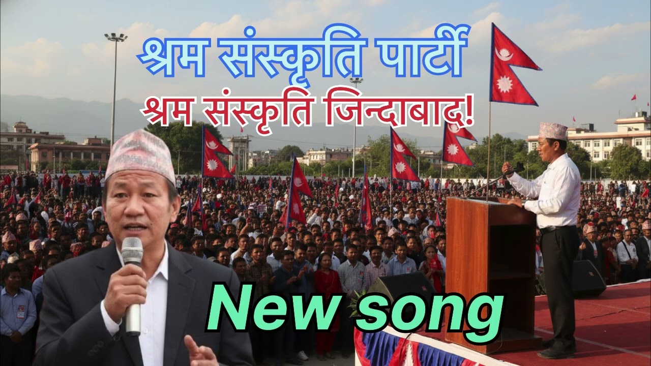 श्रम संस्कृति पार्टी आयो - Harka Sampang Song - Shram Saskriti Party ll Nepali New Song