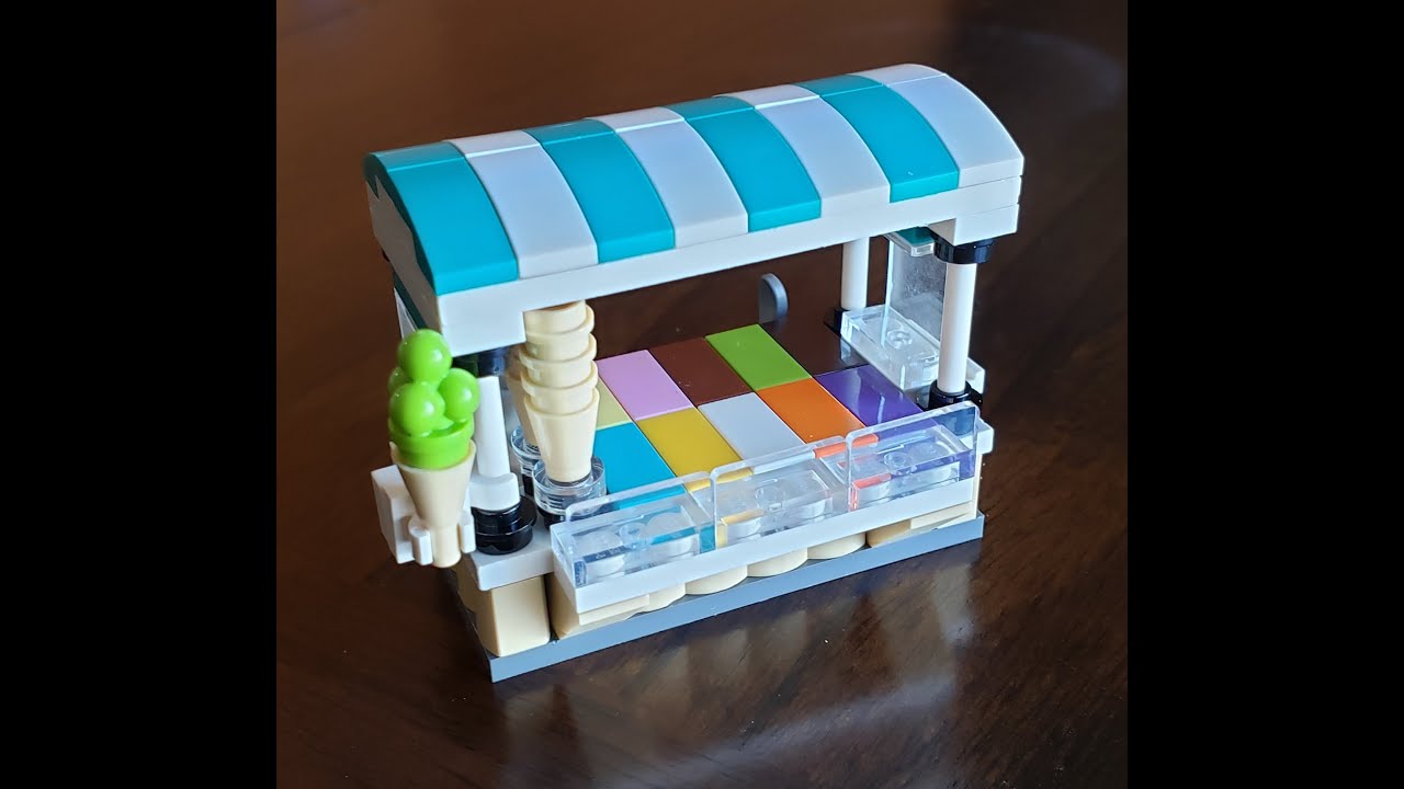 Ice Cream Market Stand MOC Build
