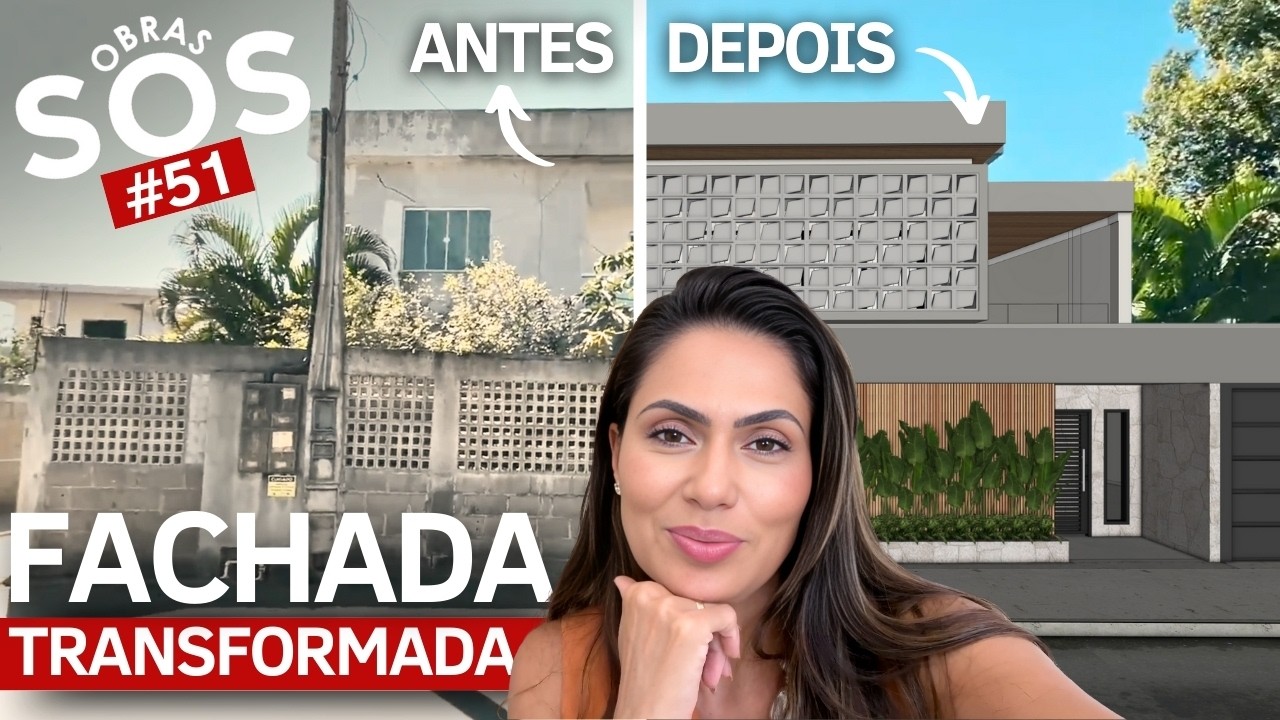 Como Fazer MURO e FACHADA Modernos para Sobrado? Veja as 3 Solu&ccedil;&otilde;es!