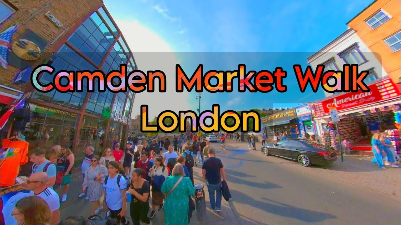 Camden Market Walk #London #town #walkingtour #explore #4kwalk #360