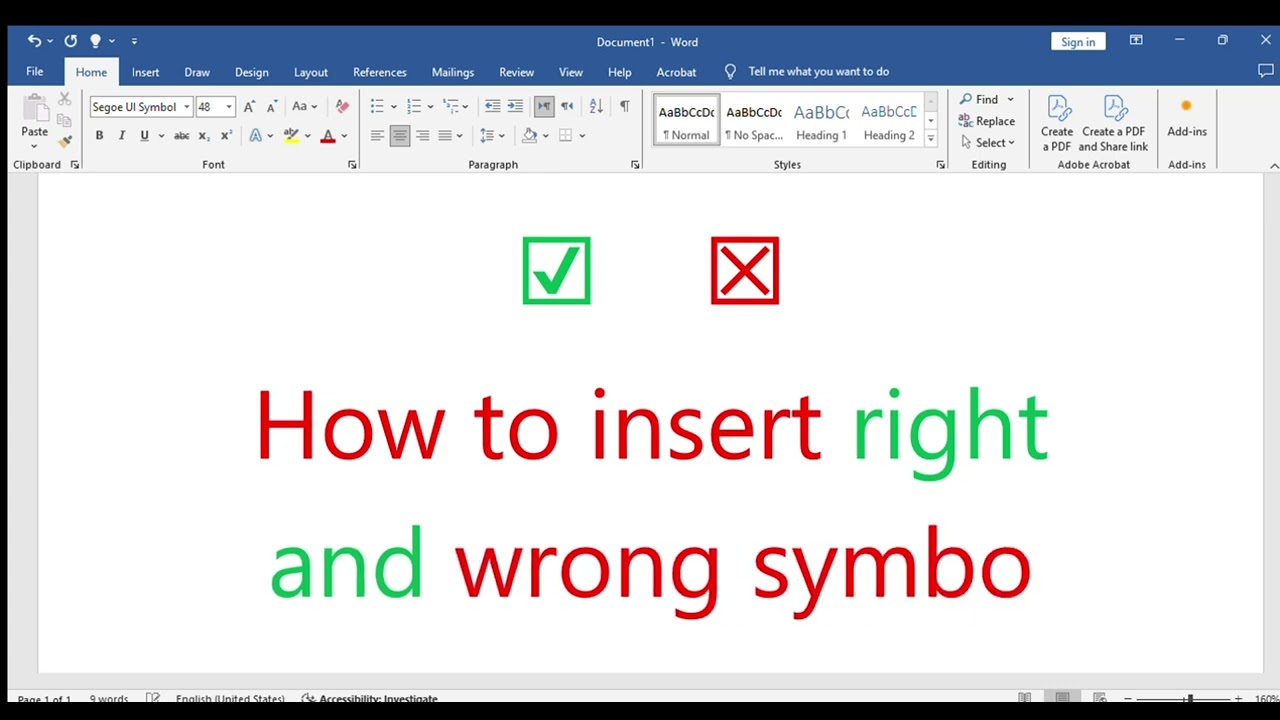 right and wrong icon
