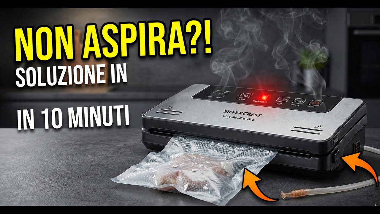Lidl Sous-Vide RIFIUTA di aspirare? La soluzione definitiva (in 10 minuti)