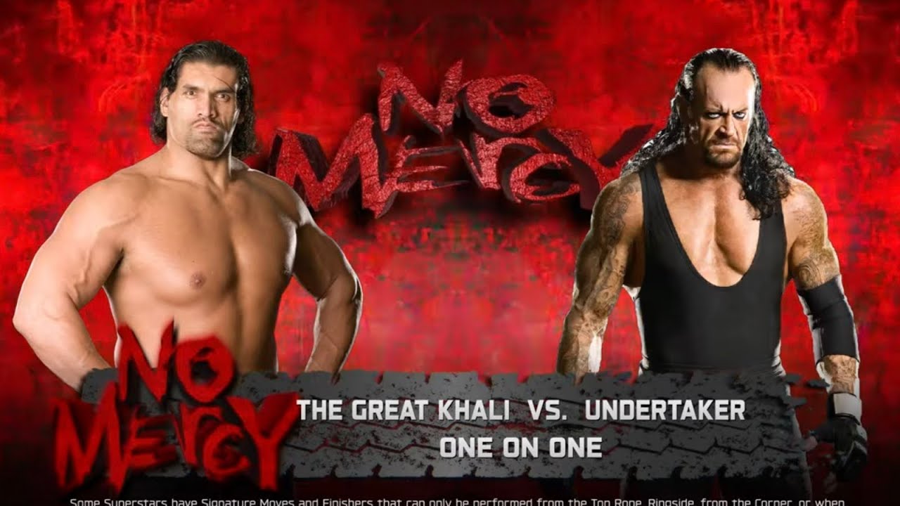 WWE 2k25 - Великий Хали против Андертейкера: Одиночный матч на No Mercy