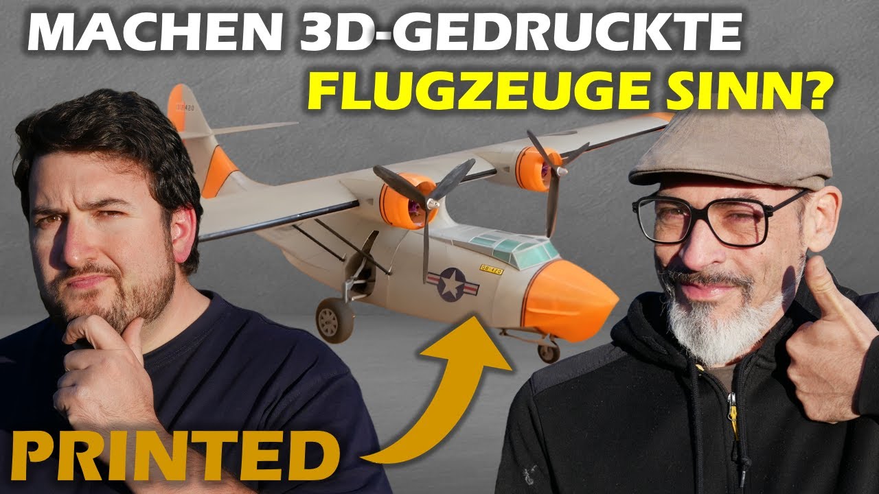 Hype oder Unsinn? 3D Druck von Modellflugzeugen - Experteninterview mit Martin