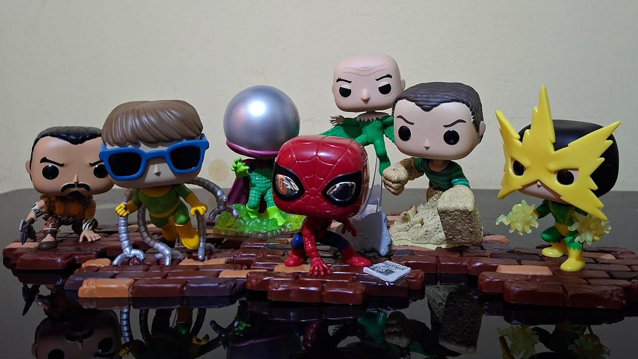 Spider-Man & Sinister Six Funko Pop ASMR | No Talking | Relaxing Unboxing Sounds