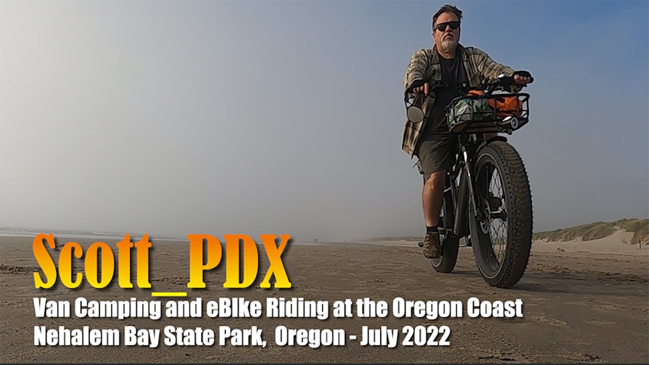 Oregon Van Camping and eBike Exploring at Nehalem Bay State Park