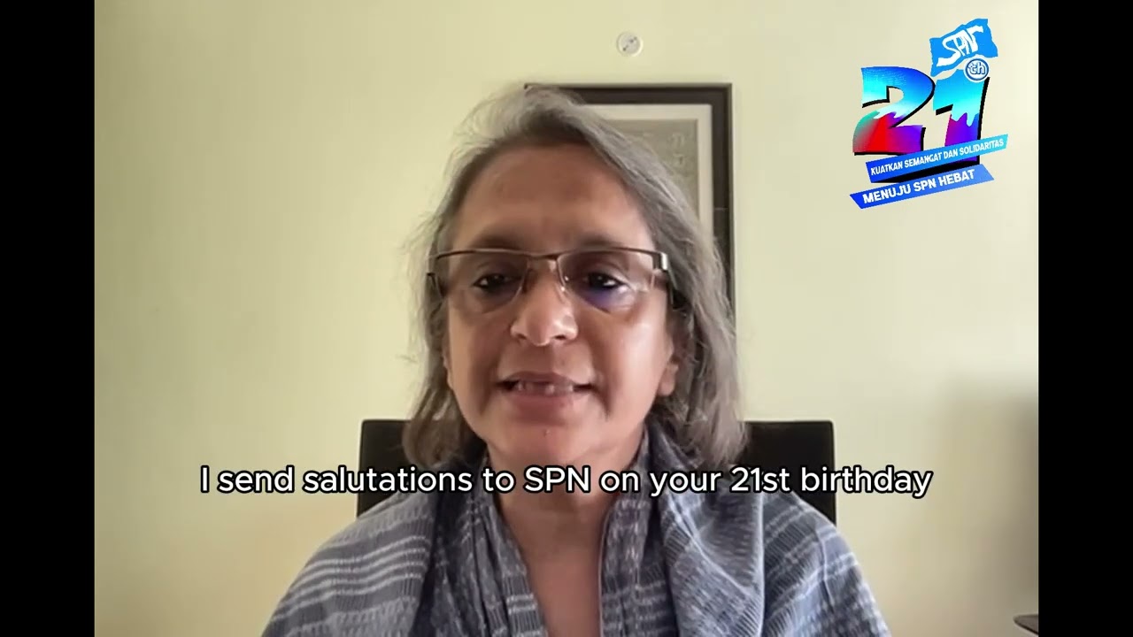 HUT SPN ke21 Ucapan dari Anannya&nbsp;Bhattacharjee International Coordinator of Asia Floor Wage Alliance