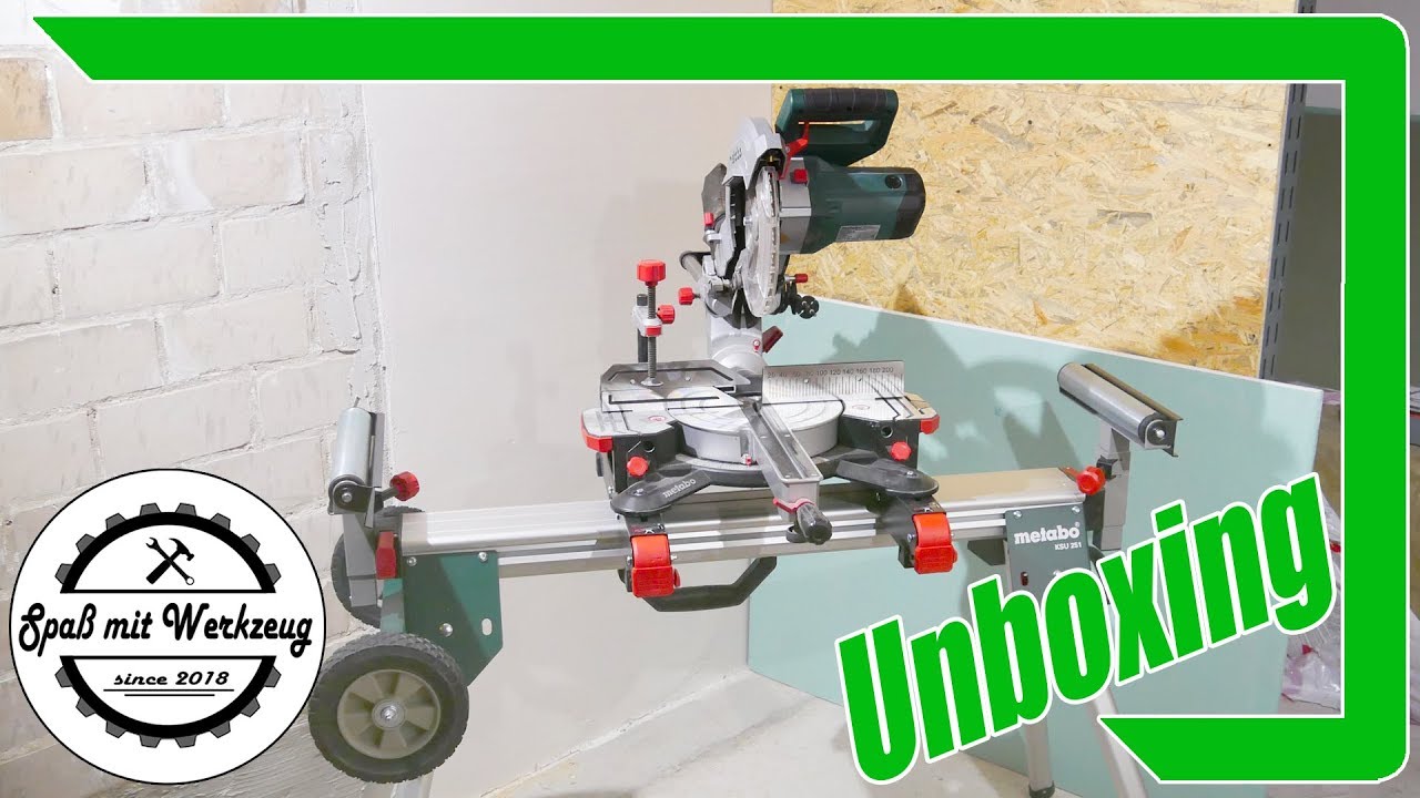 Metabo Kappsägen Unterstand KSU-251 🛠  Unboxing