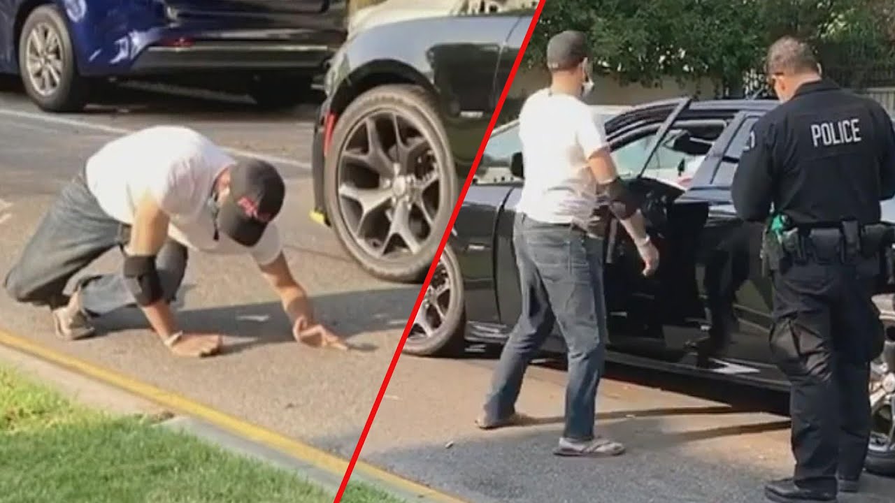 Police Appear to Let Seemingly Drunk Driver Leave Crash Scene