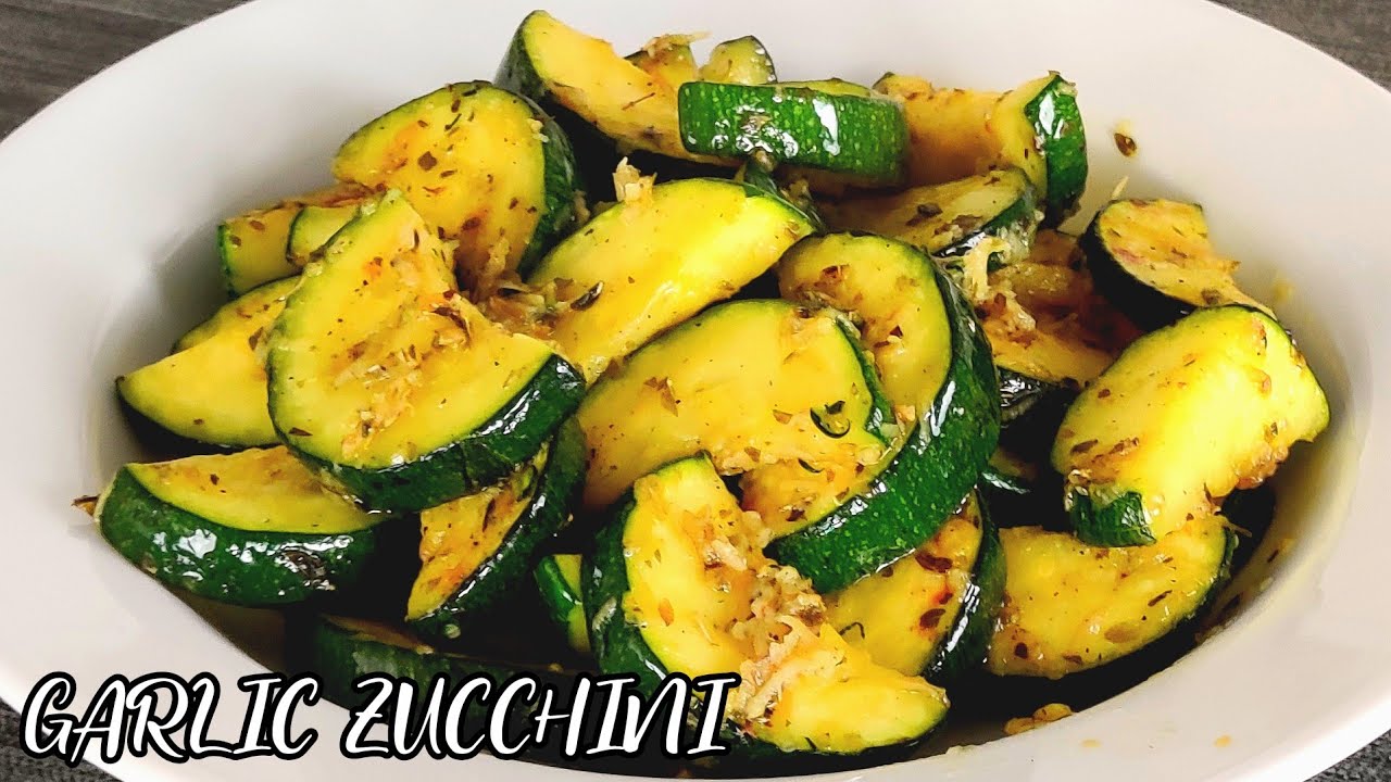 Garlic Zucchini | SAUTEED ZUCCHINI | Vegan Spanish Sautéed zucchini Recipe | Spiced Spanish Tapas