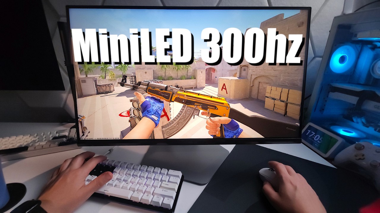 Primeira partida com monitor de 300hz Mini LED - TCL 25G64