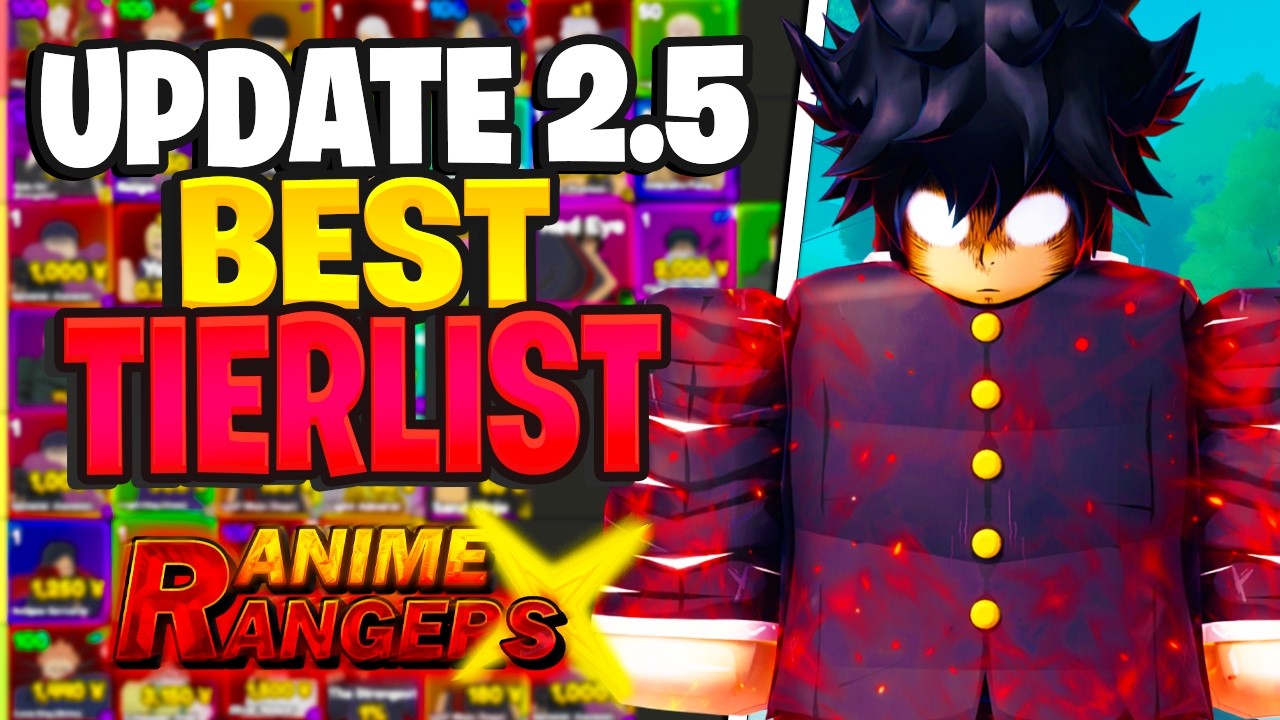 The BEST Update 2.5 Mob Psycho Tierlist For Re:Rangers X! (Roblox)
