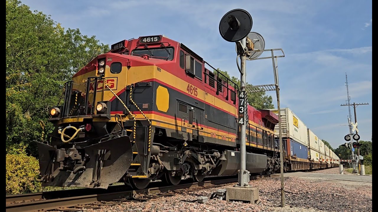 Trains of the CP Kansas City/UP Trenton Sub Joint Track