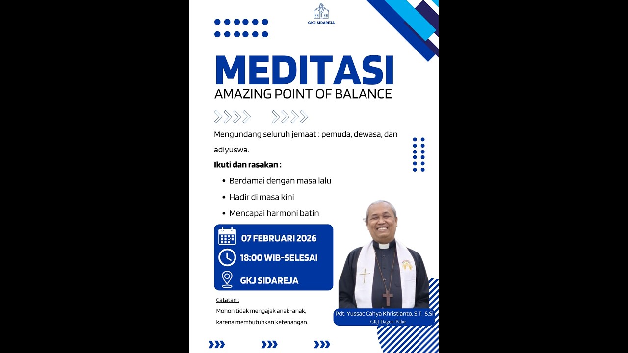 IBADAH MEDITASI AMAZING POINT OF BALANCE PART 1