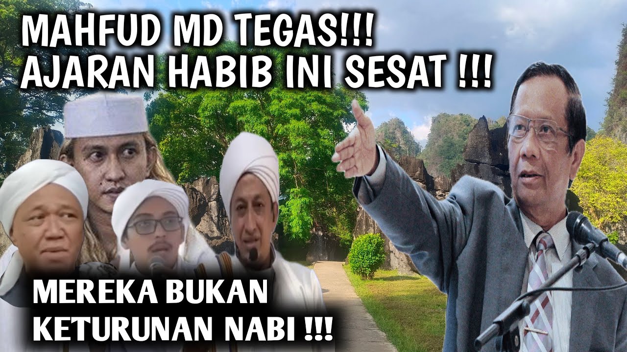 HABIB INI MAU UBAH RUKUN IMAN JADI 7 MAHFUD LANGSUNG TURUN TANGAN