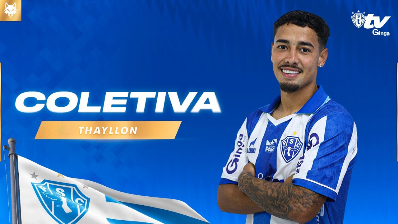 #PapãoTVGingaBet: COLETIVA DE APRESENTAÇÃO DO PONTA THAYLLON!