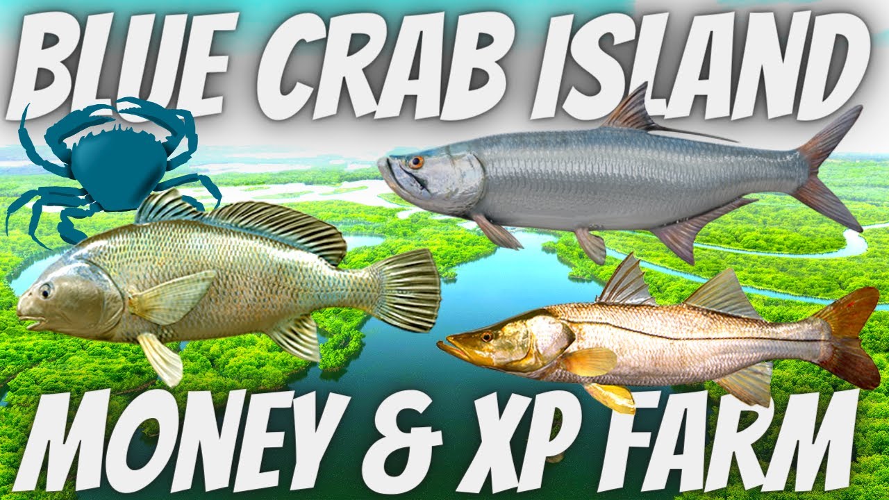 Fishing Planet BLUE CRAB ISLAND Mississippi - Money & XP Farm - Unique Drum & Unique Tarpon Hotspot