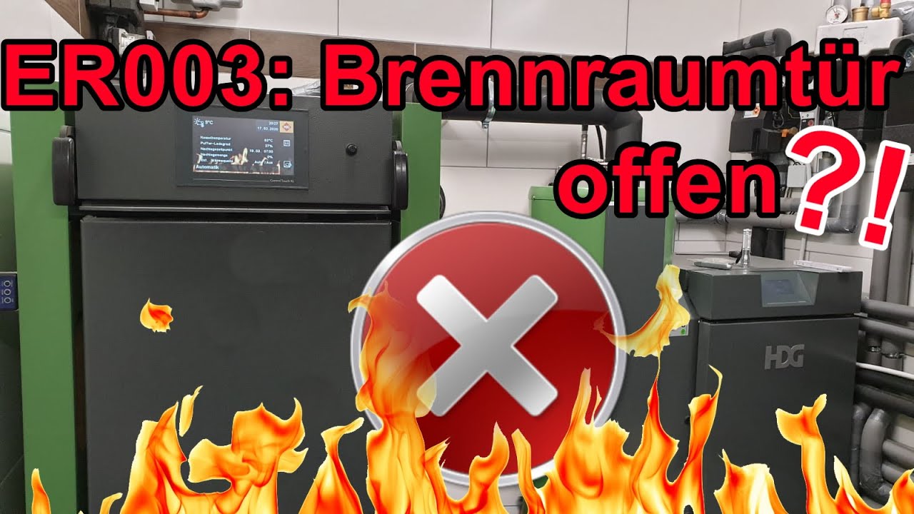 STÖRUNG am HOLZVERGASER | Heizung kaputt! | Fehlermeldung ER003 | HDG F30 | Mr. Moto