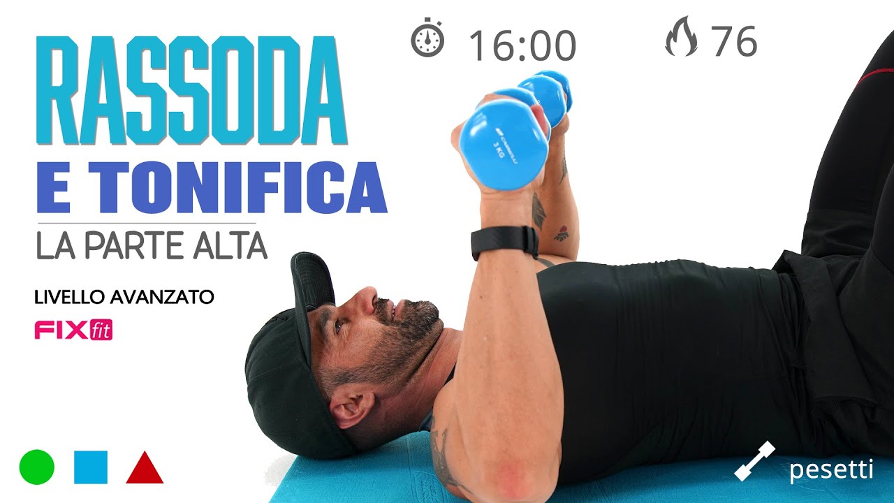 Esercizi A Casa Per Braccia Snelle E Toniche Con Pesetti