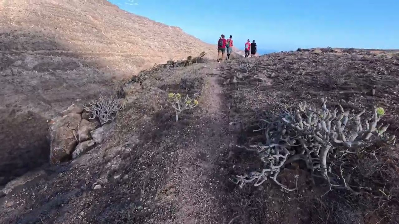 Por el barranco de Tenegüime 8K