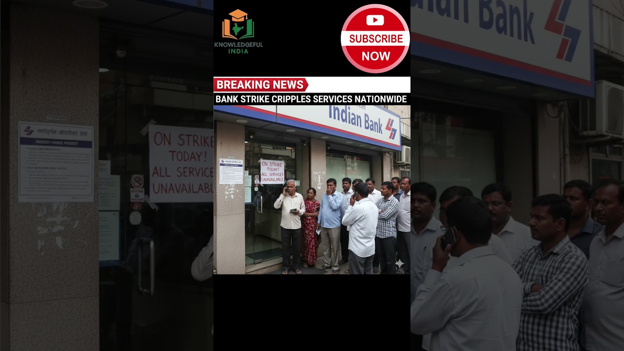Nationwide Bank Strike After Republic Day, Public Services to Be Hit #bankstrike #sbi #pnb #boi#bank