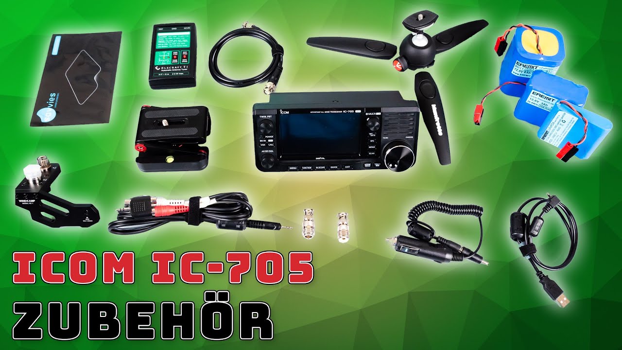 Icom IC-705 📻 Sinnvolles Zubehör