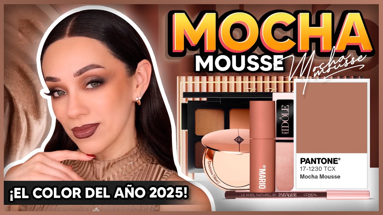 UN TUTORIAL COMO LOS DE ANTES: USANDO MOCHA MOUSSE EL COLOR PANTONE DEL 2025🤎