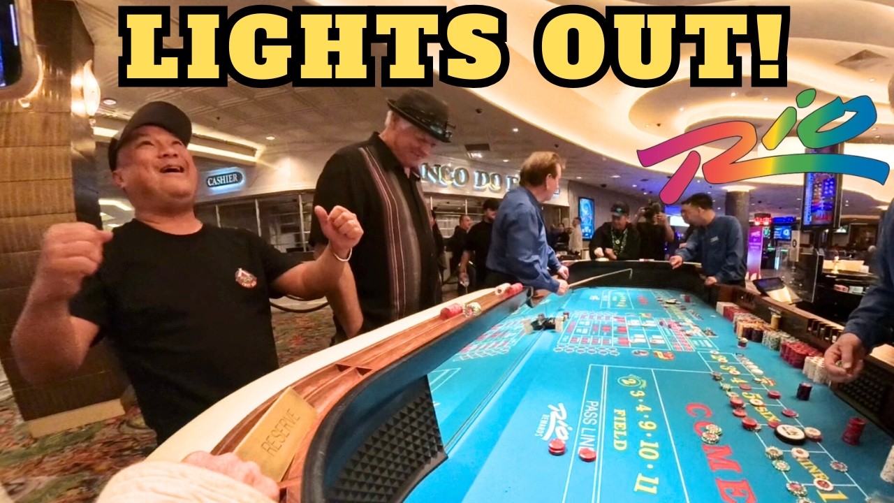 Chef Dice Comes in Clutch at the Rio Craps Table!