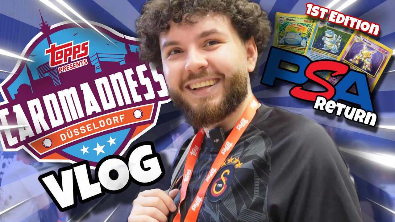 Die geilste KARTENMESSE Deutschlands! 🤩 CARDMADNESS Vlog mit FETTEM PSA Return & One Piece Trades 🔥