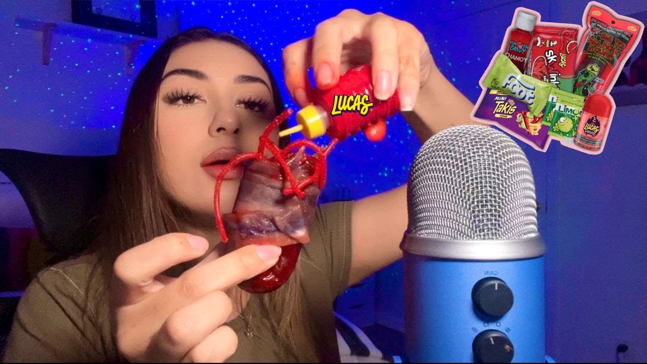 ASMR - COMIENDO CHAMOY PICKLE