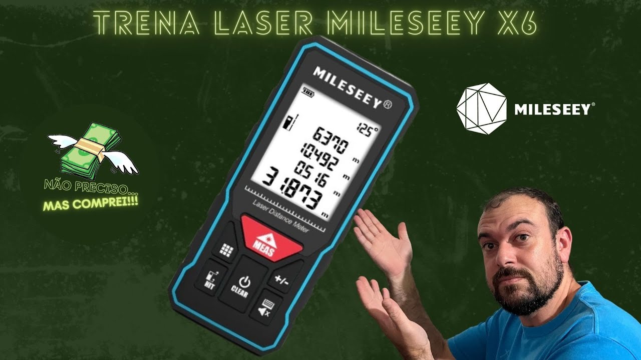 REVIEW COMPLETO TRENA LASER MILESEEY X6 - ALIEXPRESS
