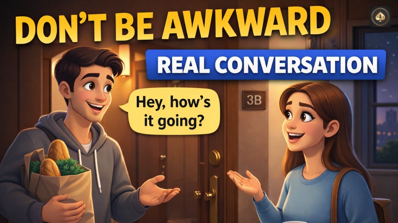 Real English Conversation Practice | Talking to a Neighbor Naturally