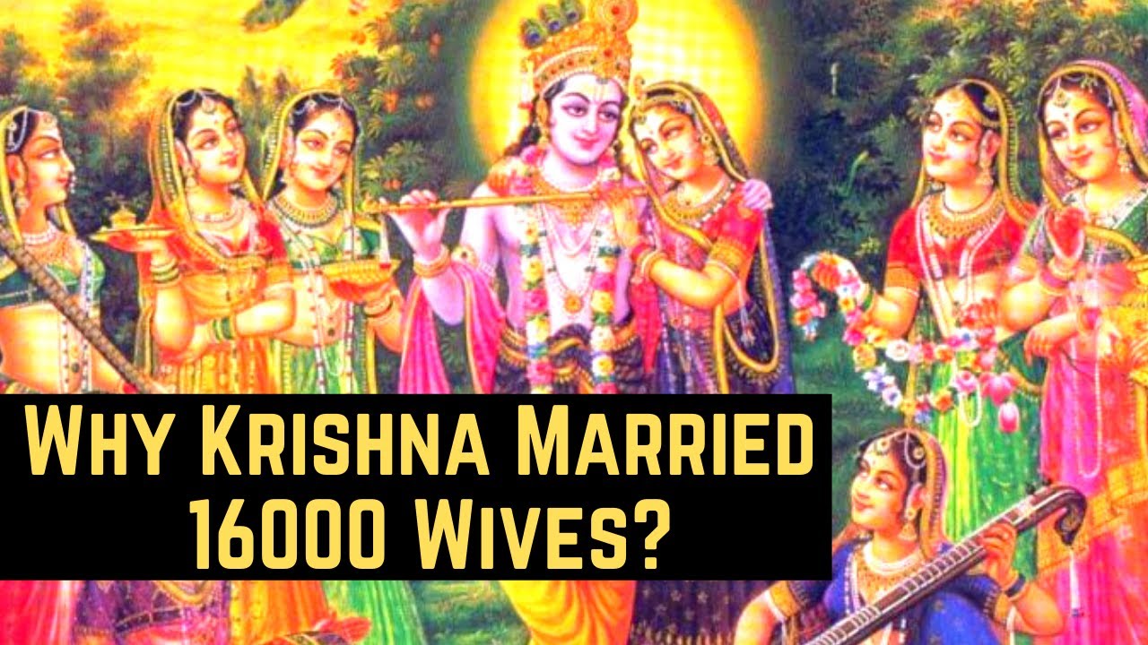 Почему Кришна женился на 16000 женщин? | 16108 жён Господа Кришны