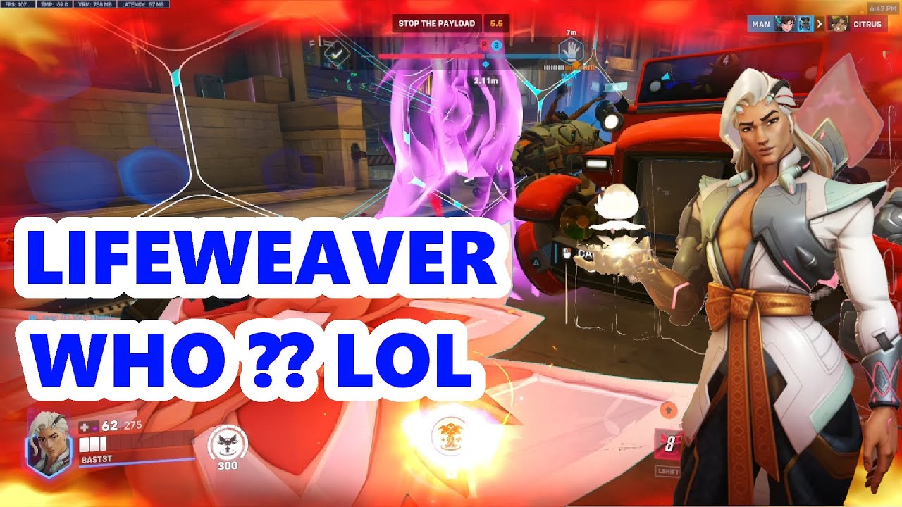 Healing Blossom Hero, DPS Zero 🤣 | Lifeweaver No Limits Fun