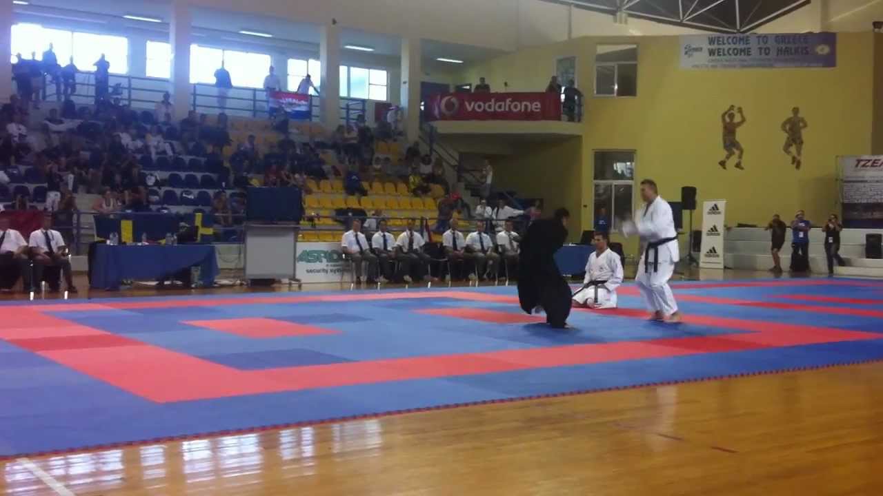 Karate-Jon Wicks Knife and Sword defence Greece September 2012 European Championships